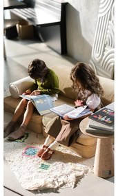 Svetlohnedá menčestrová detská pohovka 132 cm Settee – Wigiwama