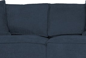 Pohovka John, modrá látka so štruktúrou