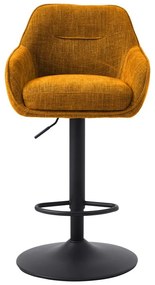 Oranžové barové stoličky v súprave 2 ks (výška sedadla 69 cm) Avola – Unique Furniture