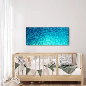 Obraz - abstraktné kocky (120x50 cm)