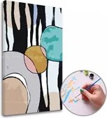 Maľovanie podľa čísel FAREBNÁ ABSTRAKTNOSŤ – nízka náročnosť  40x60