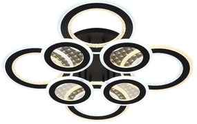 LED Stmievateľný prisadený luster LED/200W/230V 3000-6500K + diaľkové ovládanie