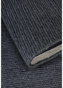 Tmavosivý ručne tkaný vlnený okrúhly koberec ø 200 cm Francois – Villeroy&amp;Boch