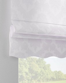 Rímska roleta Florencia farba produktu biela látka lesklá, zapletaná, vzorované