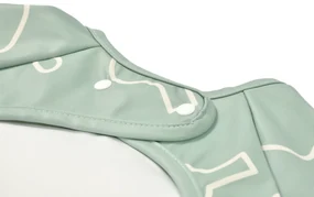 Podbradník 2v1 s odnímateľnými rukávmi Sage Green