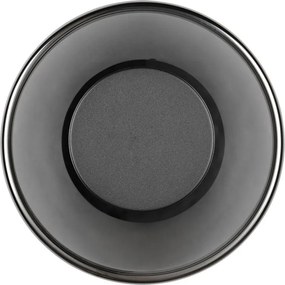 Matne čierne LED nástenné svietidlo so stmievačom ø 22 cm Celeste – Trio