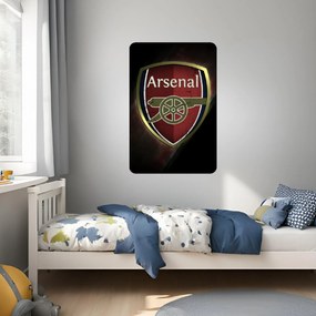60x90cm Arsenal FC - textilná nálepka na stenu
