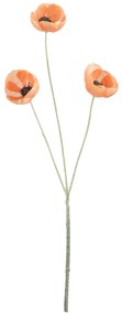 Umelá dekoratívne kvetina Vlčí mak - 15 * 7 * 50 cm