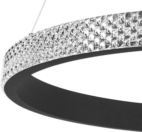 Toolight Toolight, LED stropné svietidlo, 4000K, 24W, APP1512-CP, čierna, OSW-05473