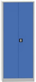 Kovona Viacúčelová kovová skriňa, 4 police, 1950 x 800 x 500 mm, modré dvere