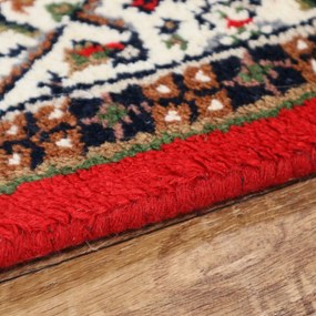 Asra, Kusový ručne tkaný koberec Mir red, 90x160, červená, obývacia izba