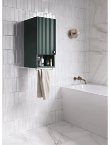 Závesná kúpeľňová skrinka Lore 73 cm zelená