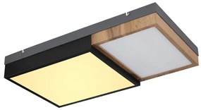 Globo 67286-30 - LED stropné svietidlo GUNDI LED/30W/230V hnedá/čierna