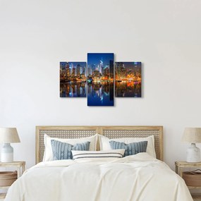 Obraz Manhattanu v noci (90x60 cm)
