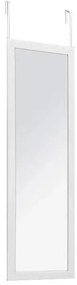 5five - Závesné zrkadlo na dvere CLASSIQUE 110x36 cm biele