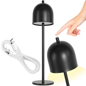 Toolight Toolight, bezdrôtová nočná USB lampa APP1358-T, čierna matná, OSW-08621