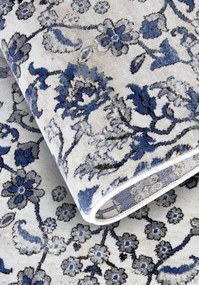 Villeroy & Boch, Behúň Villeroy & Boch 106120 Cream, Blue, 80x240, modrá, obývacia izba