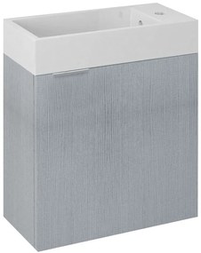 Sapho Sapho, LATUS IV umývadlová skrinka 49,5x50x25cm, dub strieborný (LT410), LT410-1111