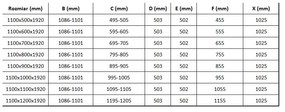Mexen Lima sprchovací kút 110 x 100 cm, číre sklo-chrómový profil + sprchová vanička, 856-110-100-01-00-4010