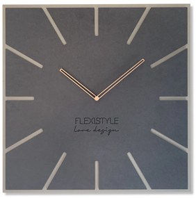 Nástenné drevené hodiny Eko Exact 1 Flex z119 1mat1a-dx, 50 cm