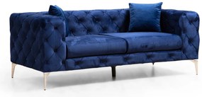 Luxusná dvojmiestna pohovka ComoDeluxe - námornícka modrá