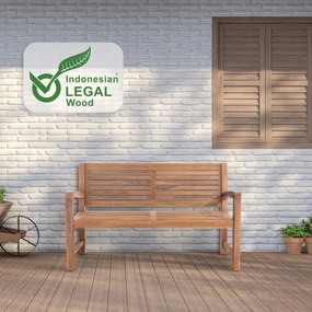 Záhradná lavica Halden Teak - drevo teak,150 cm