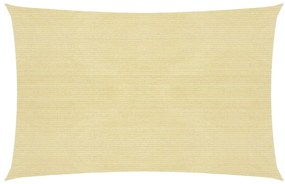 vidaXL Tieniaca plachta 160 g/m², béžová 5x8 m, HDPE
