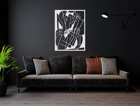 drevko Kubistický obraz na stenu Dirigent Rozmer obrazu: 43,5 x 32,5 cm, Farba dekorácie: Čierna