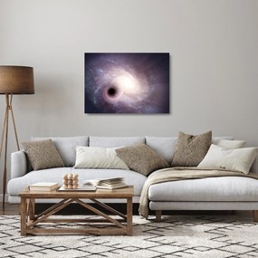 Sklenený obraz - Špirálna galaxia (70x50 cm)