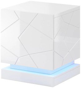 Cama Biely nočný stolík Qiu (2 ks)