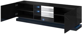 Cama Čierny stolík pod TV Qiu 200