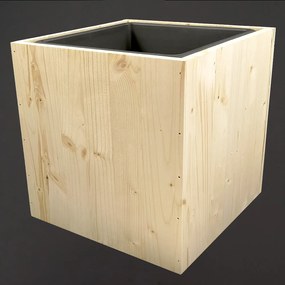 AMADEA Drevený obal s kvetináčom, 27x27x27cm Český výrobok