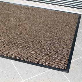 COBA Ekonomická polypropylénová čistiaca rohož, 90 x 150 cm, hnedá