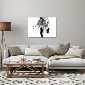 Sklenený obraz - Módna prehliadka (70x50 cm)
