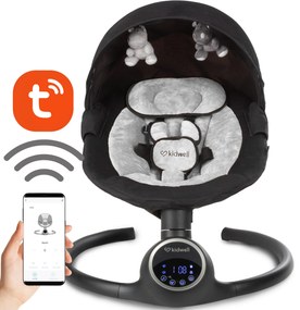 Elektrické hojdacie kreslo Kidwell REVE 2 v 1 s Bluetooth a aplikáciou Tuya