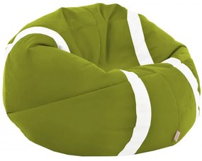 Plyšový sedací vak Tenis zelený
