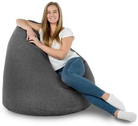 Sedací vak Bag Sako XXL Balance Recycling Farba: Čierny