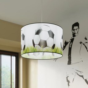 Detské závesné svietidlo Ball C, 1x plastové tienidlo so vzorom, (fi 40cm)
