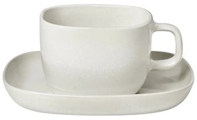 Krémovobiela kameninová šálka 200 ml Vahlo – Blomus