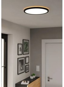 Eglo 901454-LED St. kúpeľ. svietidlo ROVITO-R 18,5W/230V pr.38,9cm IP44 černá+DO