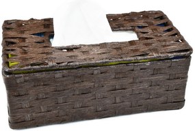 Box na vreckovky hnedý