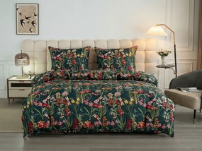 Obliečky z mikrovlákna MYSTIC GARDEN tmavo zelené Rozmer obliečky: 70 x 90 cm | 140 x 220 cm