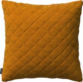 Obliečka Kinga pikovaná 43 x 43 cm farba produktu žltá látka lesklá, zamatová
