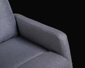 LuxuryForm DESIGN Elektricky polohovateľné televízne kreslo SEMIR - šedé