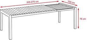 Set záhradného nábytku VIKING XXL +8x MOOREA