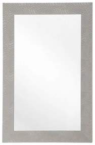 Nástenné zrkadlo 60 x 91 cm sivé NEVEZ Beliani