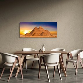 Obraz - Egyptské pyramídy (120x50 cm)