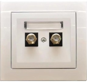 Zásuvka Anténová TYP F GPA-2WF/00