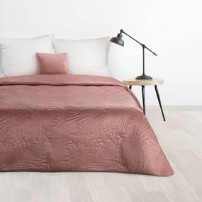 Dekorstudio Luxusný zamatový prehoz na posteľ LUIZ4 v ružovej farbe Rozmer prehozu (šírka x dĺžka): 220x240cm
