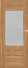 Interiérové dvere Naturel Aura pravé 80 cm orech karamelový AURA3OK80P